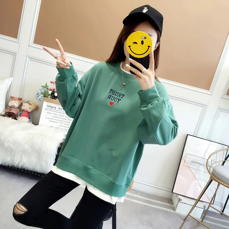 

Pullover Sweater Casual Sweater Women Loose Fashion Knit Sweaters Woman Winter Black