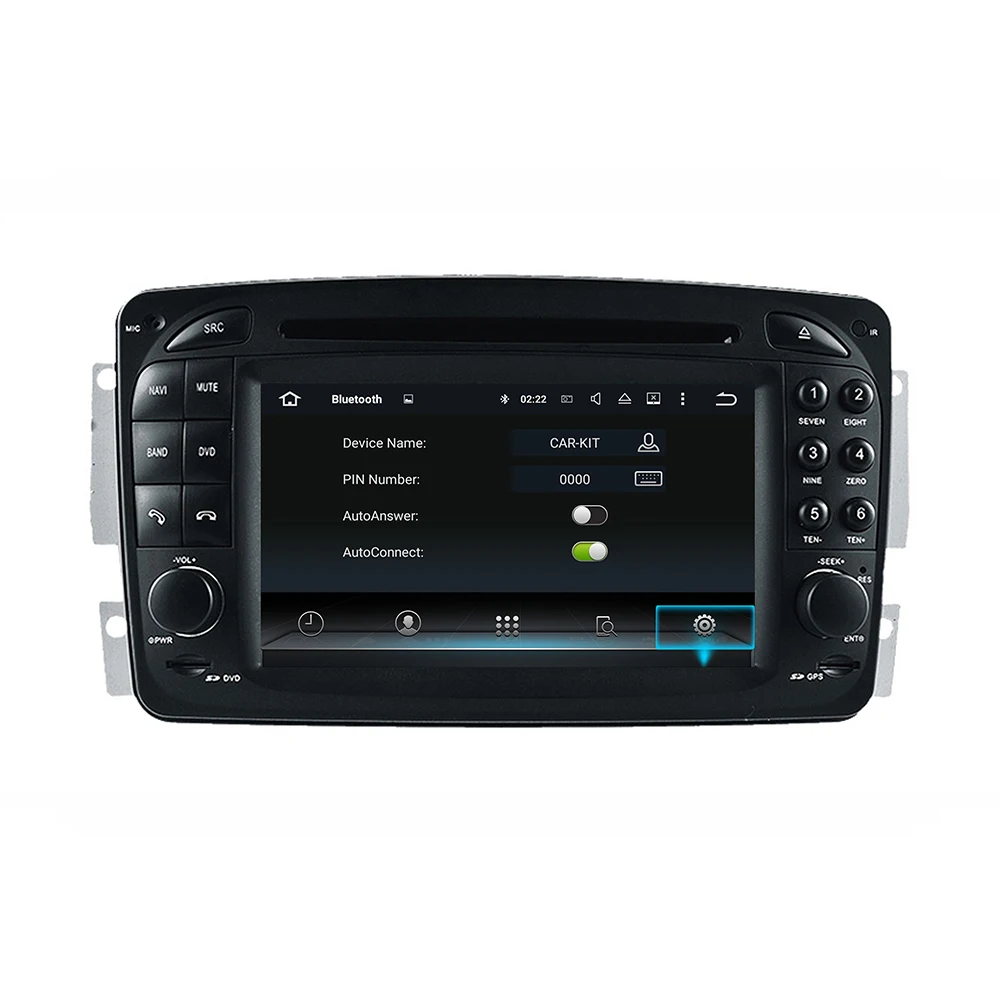 

Hualingan Fr Benz Vaneo /Viano/Vito /C/A/CLK /G, 6,2-Zoll-Android-Multimedia-System PX Core 4G Internet 64G WIFI carplay