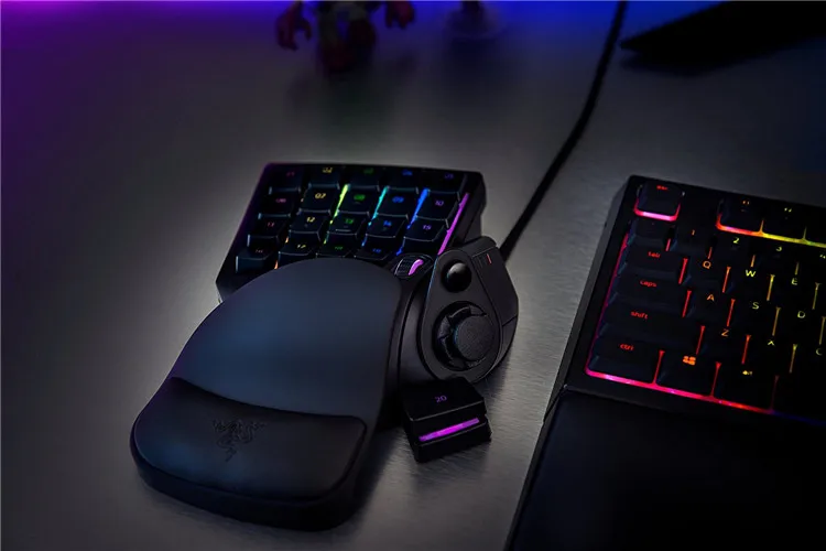 

Игровая клавиатура Razer тартарус V2 Chroma Mecha, 32 клавиши, мембранная Проводная клавиатура, полностью программируемая механическая клавиатура с ...