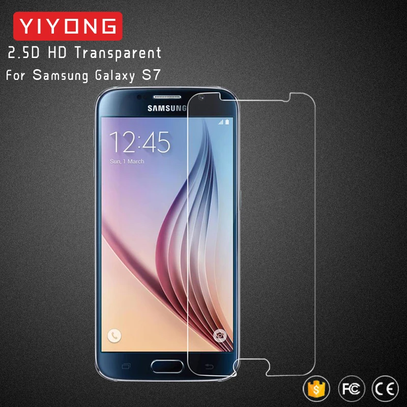 25 шт./лот YIYONG 2.5D стекло для samsung Galaxy S7 S6 S5 S4 S Note5 Закаленное стекло протектор экрана для samsung Note 5 4 стекло