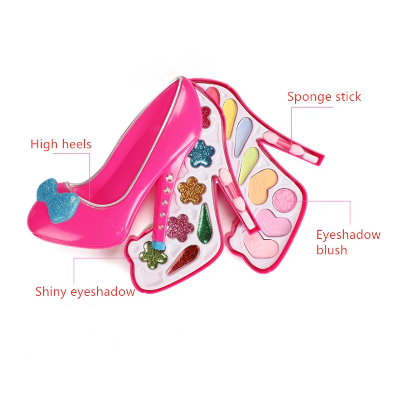 

Kids Cosmetics Make Up Set Washable Beauty Makeup Box Baby Gift Toys Safe Princess Girls Makeup for Girls Birthday Pretend Play