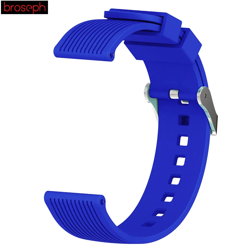 Royal Blue 20 мм ремешок для samsung galaxy Watch 42 мм силиконовый браслет для samsung galaxy watch Смарт часы браслет аксессуары - Цвет ремешка: Royal Blue