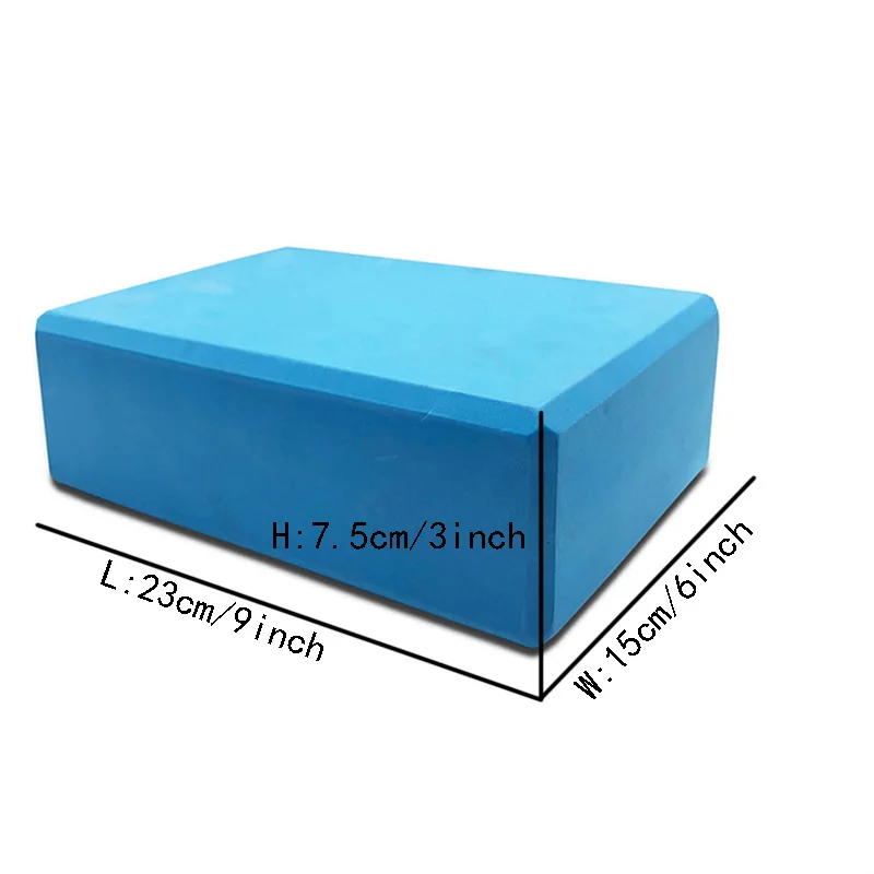 EVA Yoga Brick красочный пенопластовый блок для йоги фитнес инструмент упражнений