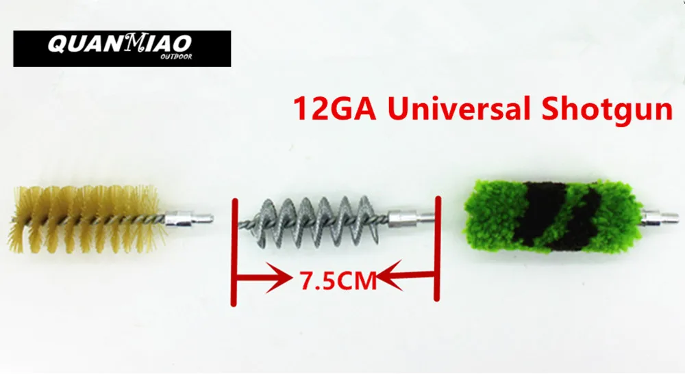3X Универсальный Набор для чистки пистолета 12 GA Калибр винтовка/Уход за