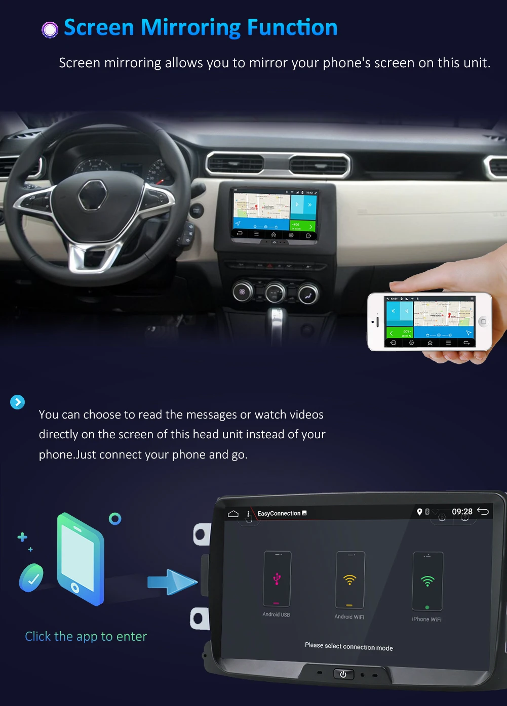 Автомобильная магнитола Android 9,0 Automotivo 1 Din для Dacia/Sandero/Duster/Captur/Lada/Xray 2/Logan 2 gps rom 32G