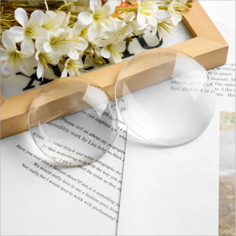 

50pcs Multi-size Semicircle flat / sequins transparent glass patch DIY jewelry accessories accessories bottom bracket