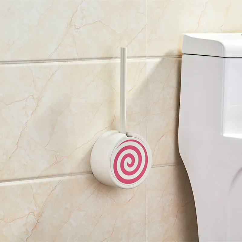 

Soft Bathroom Toilet Brush Plastic Cute Creative Hanging Toilet Brush Wall Mounted Fixture Szczotka Do Wc Home Improvement 50