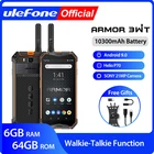 Смартфон Ulefone Armor 3WT, 6+64ГБ, с функциями рации, Android 9.0, камера 21МП, 2 сим-карты, чёрныйоранжевый