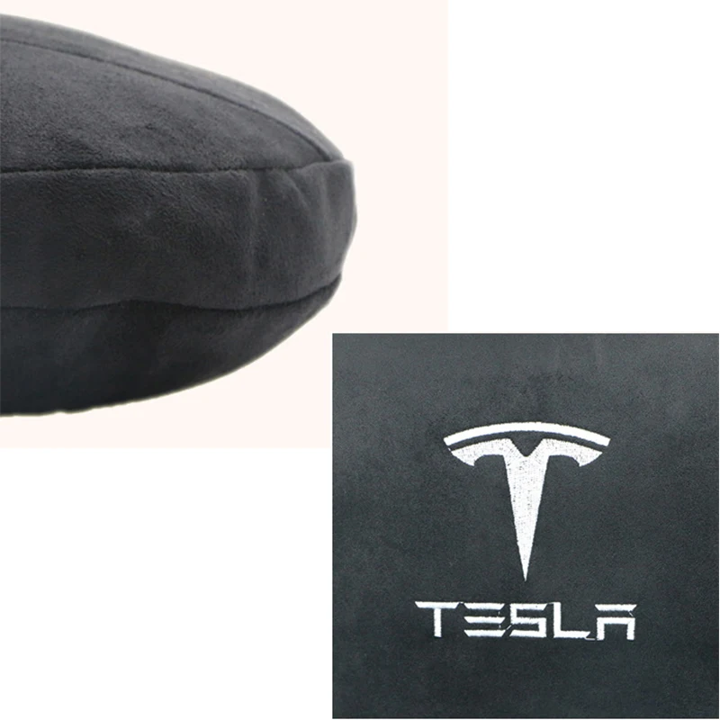 

Soft Memory Car Seat Headrest Neck Pillow Comfortable Cushion Styling Logo Accessories for Tesla Model S Model X Model 3