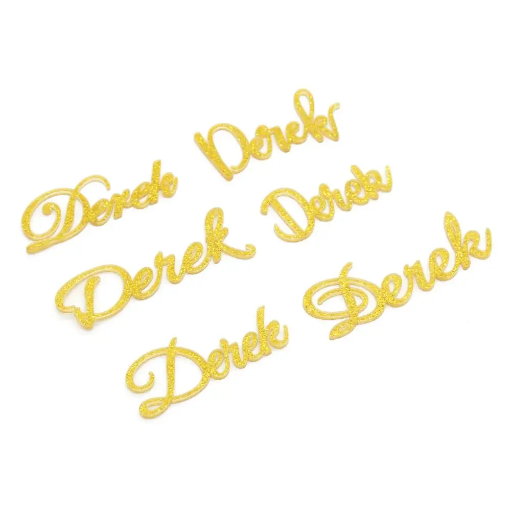 1x пользовательская лазерная резка акриловая Золотая карта для места фотография