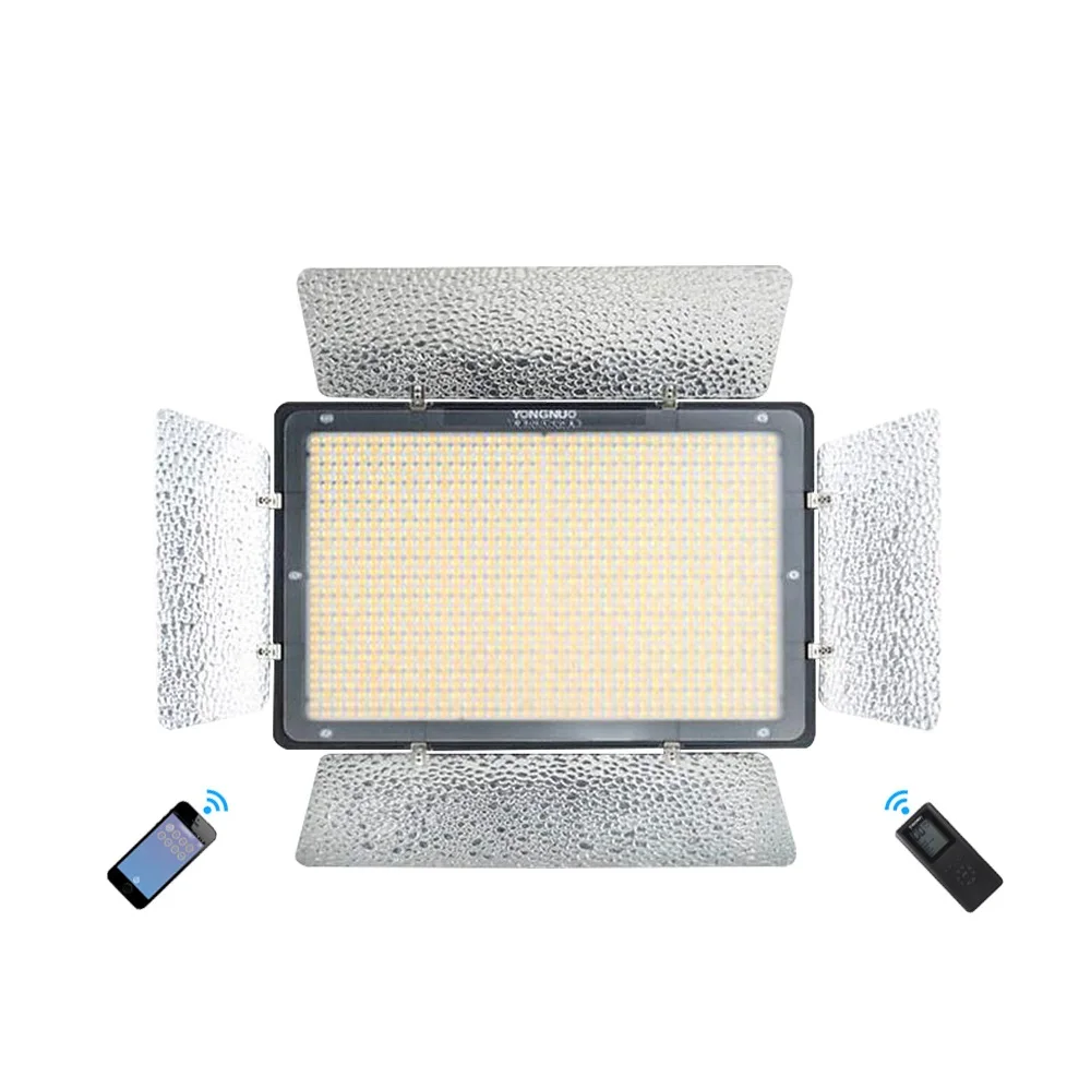 

YN1200 + Power Adapter 5500K White 9300LM CRI95 1200 SMD Led Video Fill Light Studio Lighting with Remote Controller