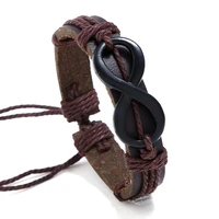 jessingshow leather bracelet punk fashion weave simple adjustable men bracelet bangle cuff rope bracelets jewelry gift