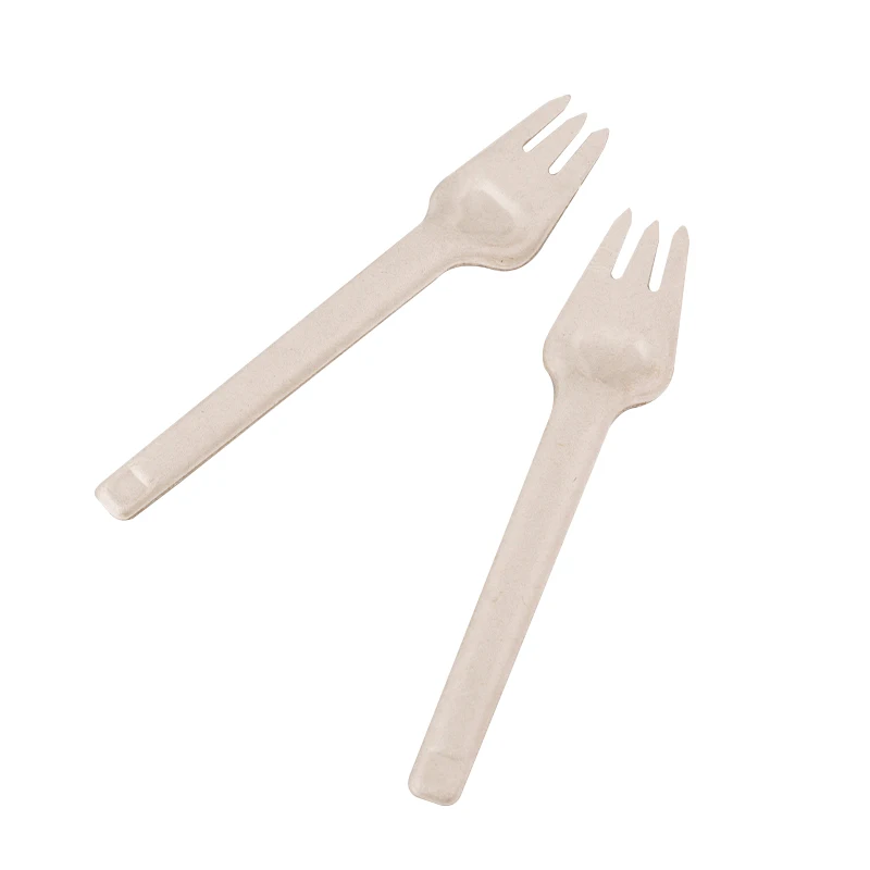 

Biodegradable Disposable Paper Tableware Sets Party Home Dining Food Cake Fruit Fork