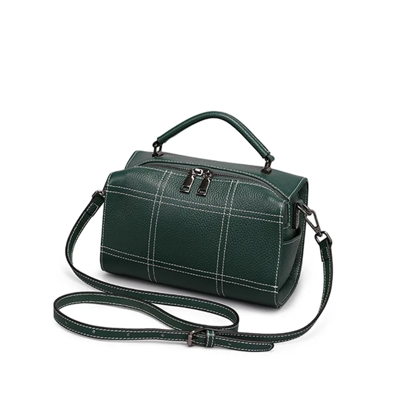 

Female bag satchels 2020 new fashion summer new one-shoulder diagonal cross-head leather pillow bag portable