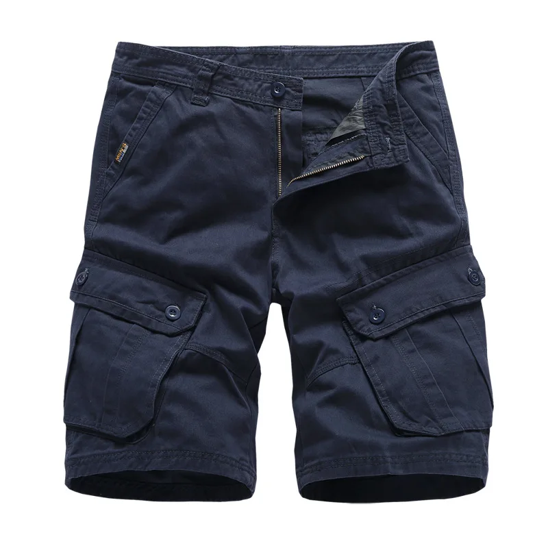 

Azul marino para Hombre Pantalones cortos de carga nuevo ejercito tactico militar de pantalones cortos de algodon de los hombrto