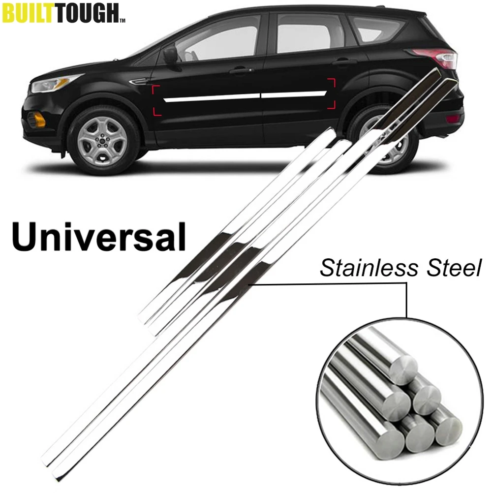 Универсальная хромированная накладка 35/17 дюймов для боковой двери Toyota Hilux Honda C-RV VW