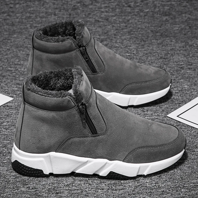 

Men's Boots Men's Winter Shoes Fashion Snow Boots Shoes Winter Sports Shoes Ankle Men's Shoes Winter Boots Black Footwear