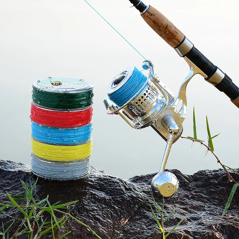 100M Fishing Line 4 Braid Strands Multifilament Super Strong Braided Wire 6LB-100LB PE Carp Smoother Pesca | Спорт и развлечения