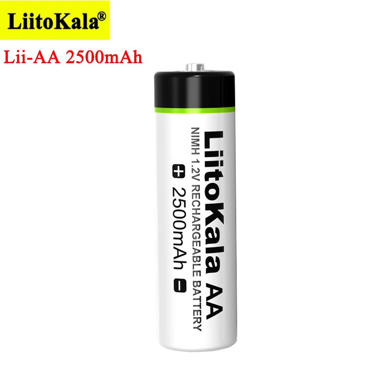 

2023 1-32PCS Liitokala 1.2V AA 2500mAh Ni-MH Rechargeable Battery aa For Temperature Gun Remote Control Mouse Toy Batteries