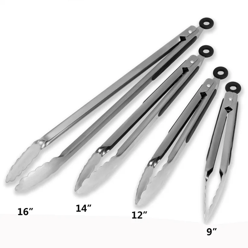 16 дюймов антипригарные щипцы для барбекю гриля кухонные приготовления салата