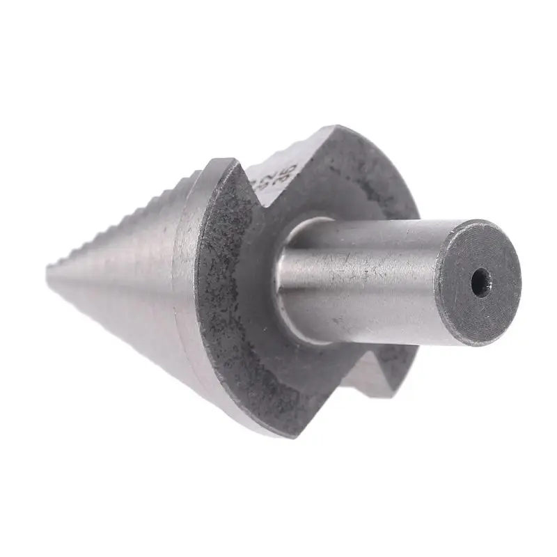 

13 Step HSS Spiral Grooved Conical Cone Drill Bit Hole Cutter Tool Triangle Round Shank 5-35mm
