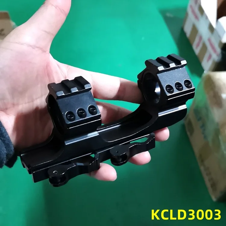 Alonefire Quick Release One Piece Scope Mount 25.4mm/30mm Dual Rings Cantilever Weaver Picatinny QD Bracket For Hunting | Спорт и