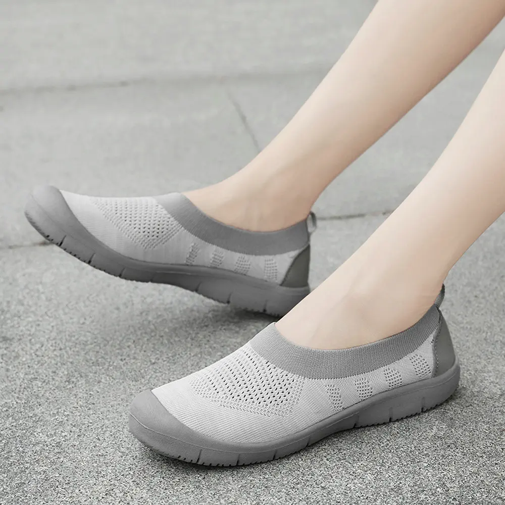 

Newbeads Socks Sneakers Women Knit Upper Breathable Sport Shoes Sock Boots Woman Casual Shoes Ultralight Running Shoes for Women