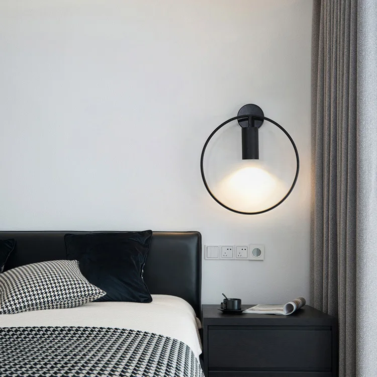 

modern led stone luminaria led aplique luz pared wall light espelho home deco dinging room lamp