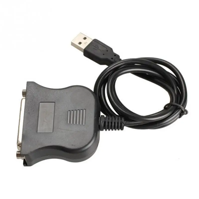 Черный 1 5 м USB для DB25 женский Порты и разъёмы Распечатать кабель преобразователя