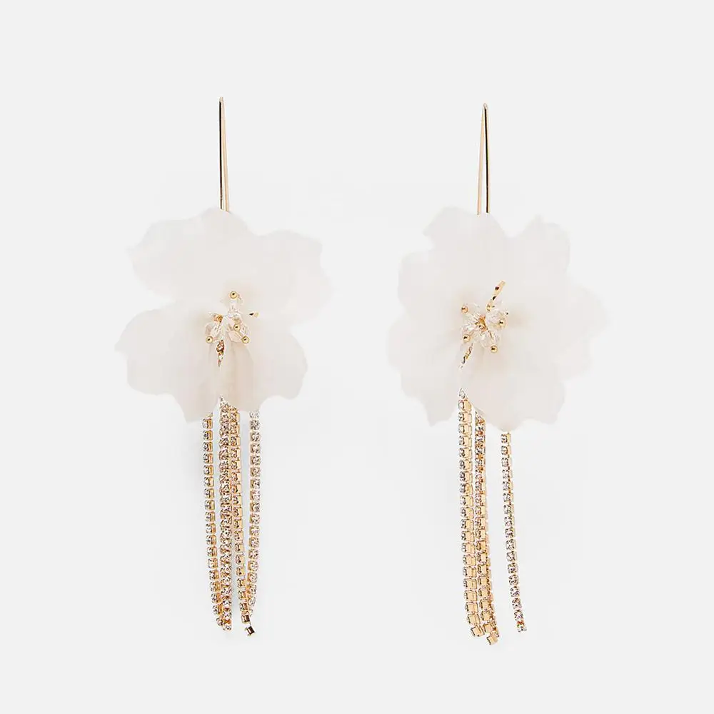 Multi 2 Vedawas Boho ZA серьги для женщин ювелирные изделия Макси Кристалл Прекрасный Сердце Падение женские серьги-подвески Brincos XG2219 - Окраска металла: Multi 2