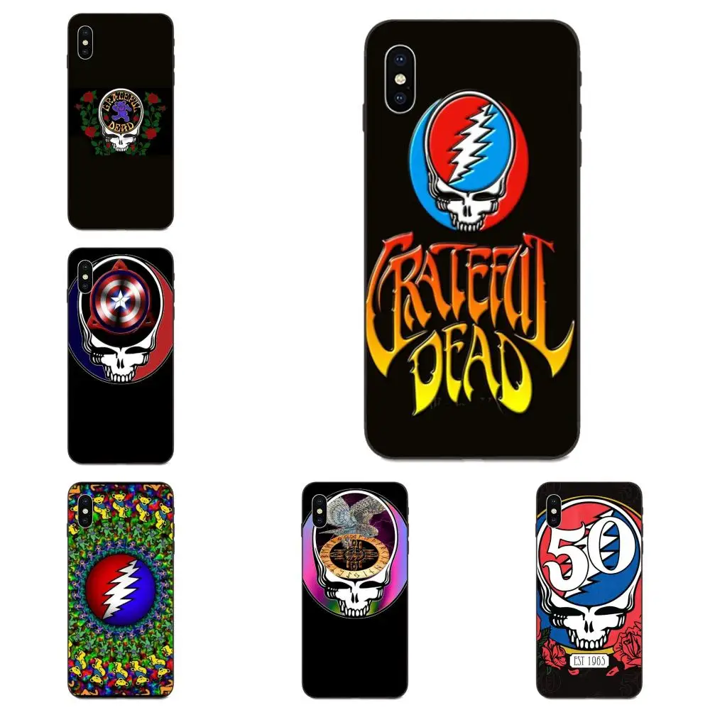 Чехлы Grateful Dead Band кантри мягкий чехол для Apple iPhone 4 4S 5 5S SE 6 6S 7 8 11 Plus X XS Max XR Pro |