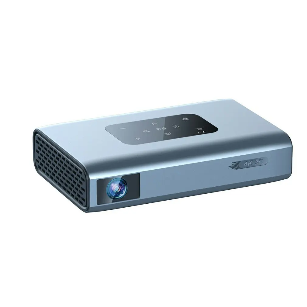 

Умный портативный мини-проектор DLP HD 4K, домашний беспроводной мини-проектор с одинаковым экраном для гостиной, Прямая поставка