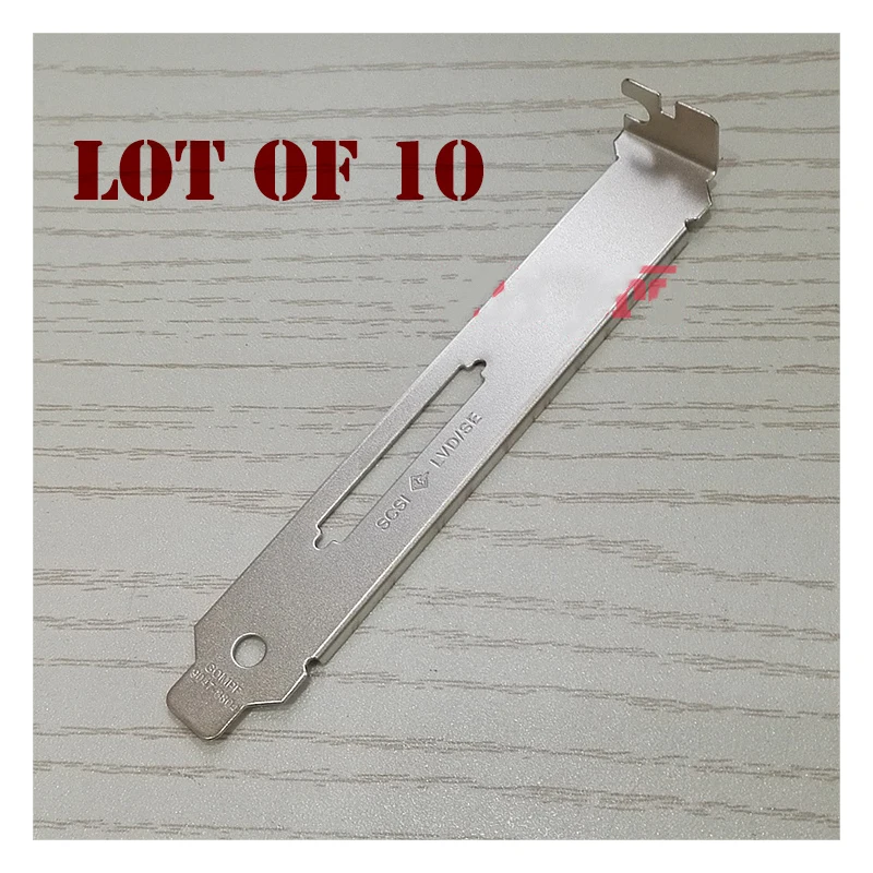 

Lot of 10 Full Height Standard Bracket for ASC-29320ALP 29320LP SCSI 320M U320