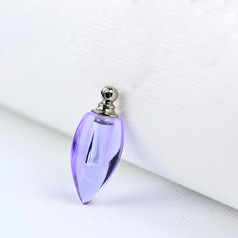 1 шт. формирование микрорельфа имени на рисе стеклянный флакон кулон синий