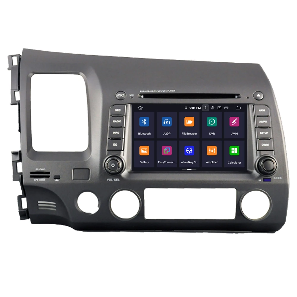 Автомобильный мультимедийный плеер RoverOne для Honda For Civic 2006 2011 Android 10 0 DVD GPS навигация