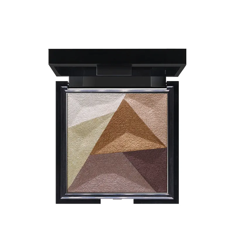 STARWAY тени для век Палитра разных цветов 6 в 1 Зеленый Синий Золотой ультратонкая