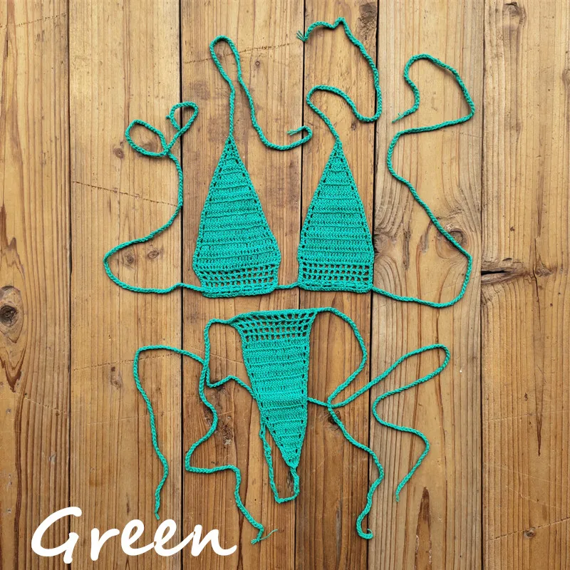 Мини-бикини для загара 13 цветов хлопок 100% | Женская одежда