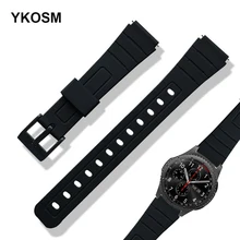 Silicone Watch Band 12/14/16/18/20/22 MM Watch Strap Sport Wrist Belt Bracelet With Tool For Samsung Xiaomi Huawei Casio Watch