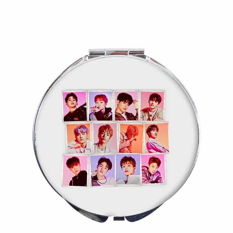 

KPOP Treasure THE FIRST STEP : CHAPTER ONE Pocket Portable Folding Double-sided Mirror JAEHYUK ASAHI Fans Collection