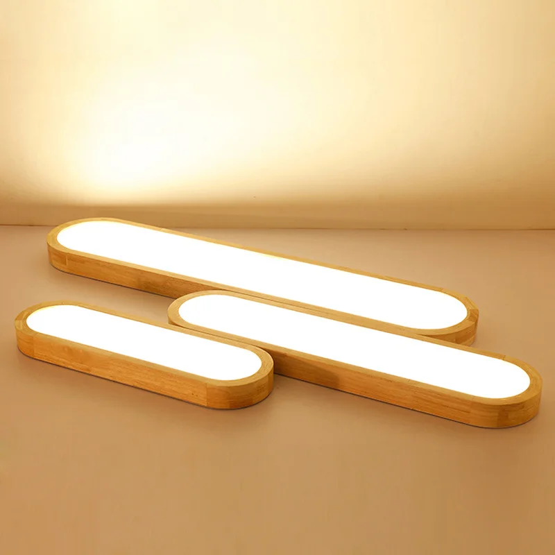 Современные светодиодные потолочные лампы деревянный гостиная спальня lamparas de
