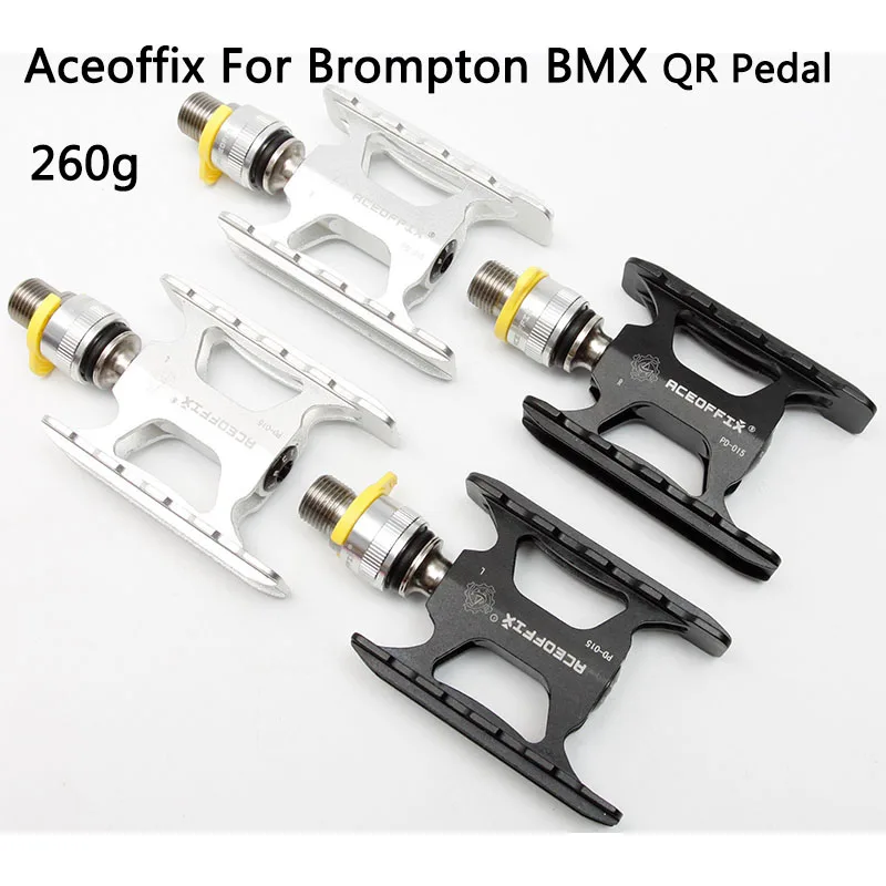 Aceoffix для велосипеда Brompton сверхлегкие педали быстросъемные адаптеры для MKS ezy педали