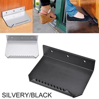 hardware accessories foot door opener silver black safety touchless hands free door opener handle bracket thick metal