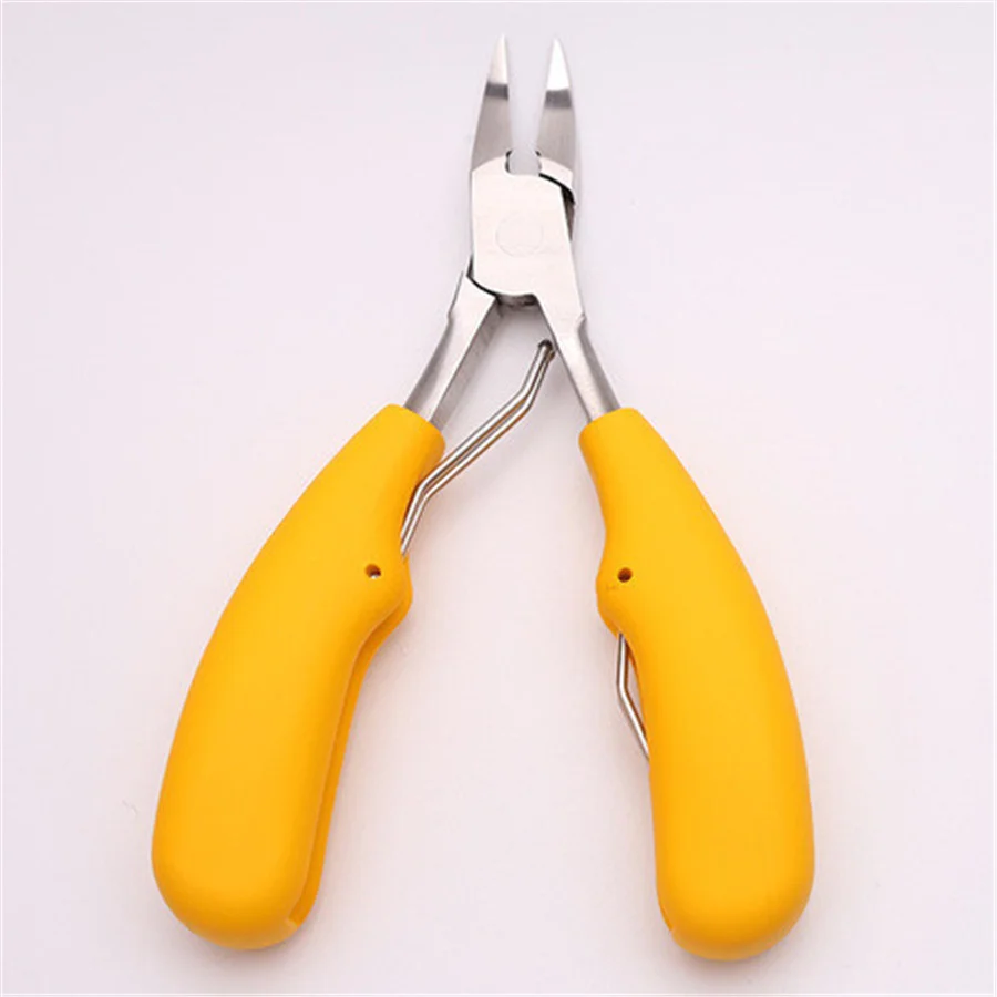 

Scissors manicure Tool Plier Professional Stainless Steel Clipper Thick Toenails ingrown Trimmer Cuticle Nipper Nail 4 colors