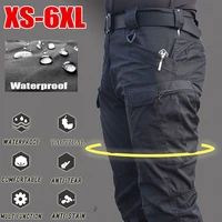 s 6xl mens army pants waterproof high quality tactical pants outdoor hiking sweatpants multi pocket cargo pants work trousers