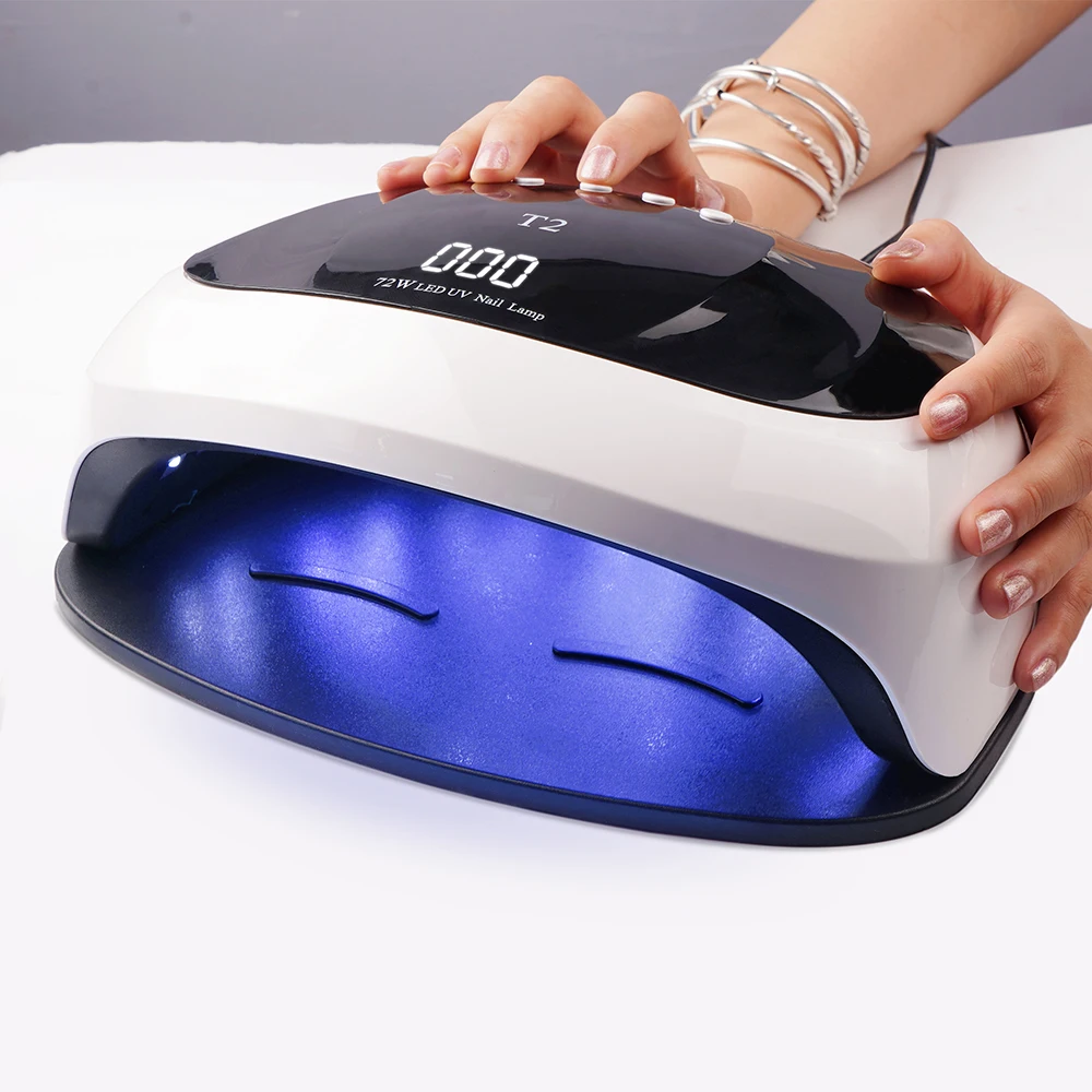 Сушилка для нейл-арта 72 Вт мощная УФ умная лампа светодиодный Гель-лак