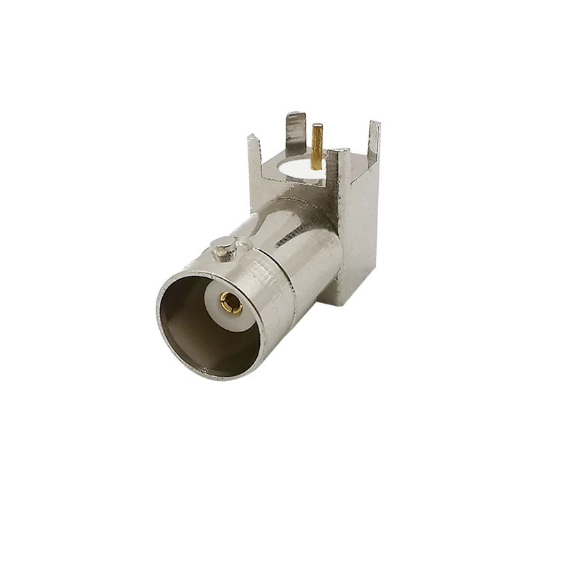 Радиочастотный коаксиальный адаптер BNC гнездо шасси PCB крепление под прямым