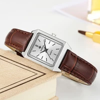 top brand wwoor luxury fashion new ladies wristwatch square minimalist bracelet small dial leather dress women watch reloj mujer