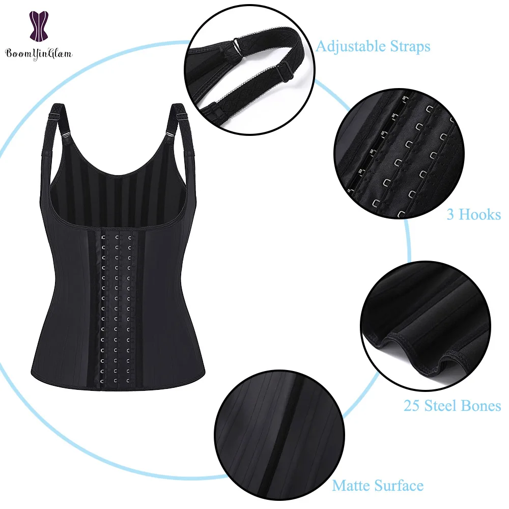 Корсет для коррекции фигуры латексный 25 стальных костей | Женская одежда