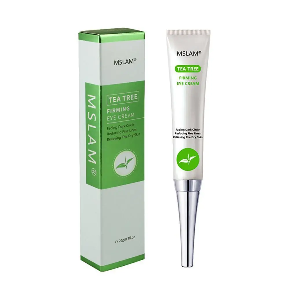 

20g Tea Tree Eye Cream Whitening Anti Anti-Hydrating Care Cream Eye Skin Pouch Puffiness Dark Removal Circles Cream Y4D8