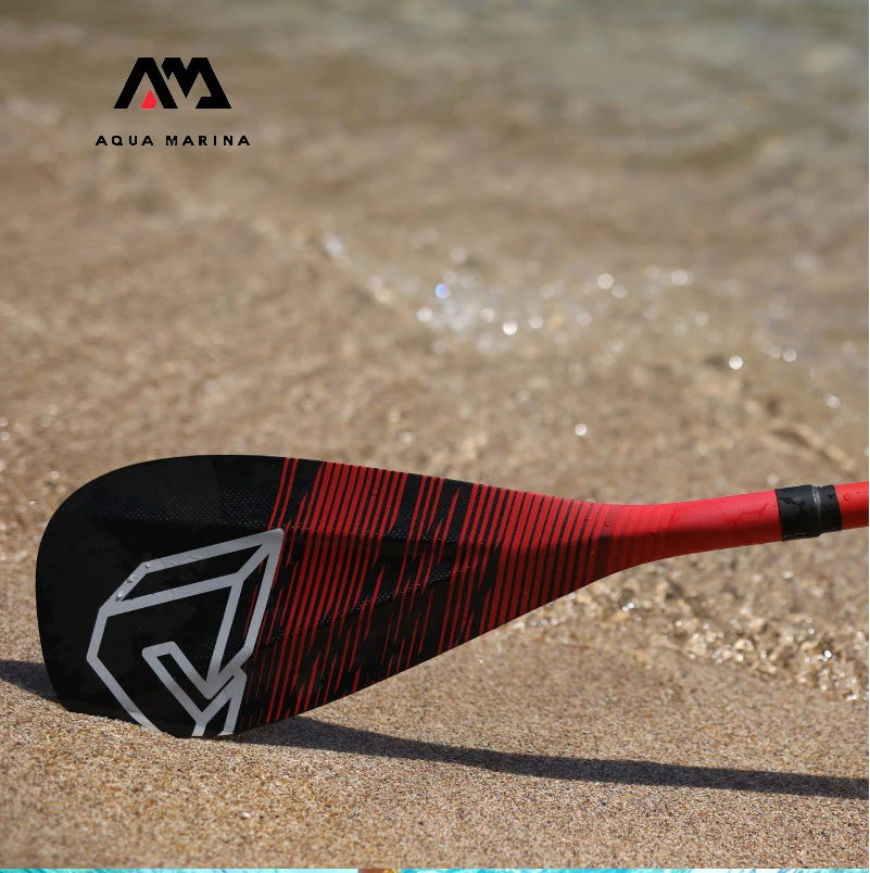 AQUA MARINA Upgrade CARBON PRO Full Carbon Fiber Long Oar Competition PRO SUP Paddle 3-section Kayak Canoe Rowing Oars Parts images - 6